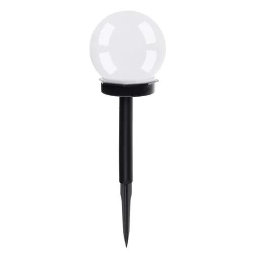 Lampy solarne ogrodowe kula LED zimna IP44